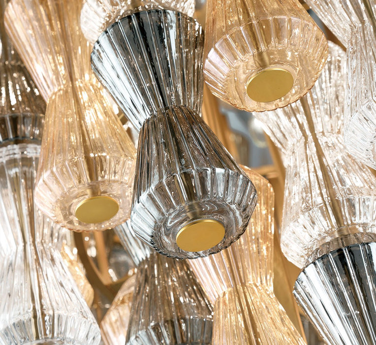 Lib & Co. - 12203-022 - 52 Light Chandelier - Veneto - Aged Brass