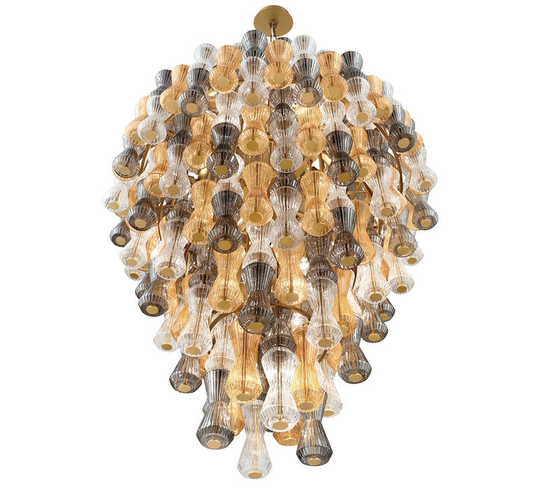 Lib & Co. - 12203-022 - 52 Light Chandelier - Veneto - Aged Brass