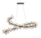 Lib & Co. - 12222-043 - LED Chandelier - Pisa - Black with Gold Accent