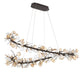 Lib & Co. - 12222-043 - LED Chandelier - Pisa - Black with Gold Accent