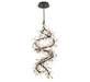 Lib & Co. - 12196-043 - LED Chandelier - Pisa - Black with Gold Accent