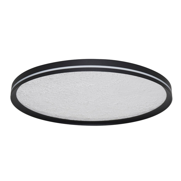 Artcraft - AC6873BK - LED Flush Mount - Luna - Black