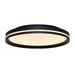 Artcraft - AC6873BK - LED Flush Mount - Luna - Black