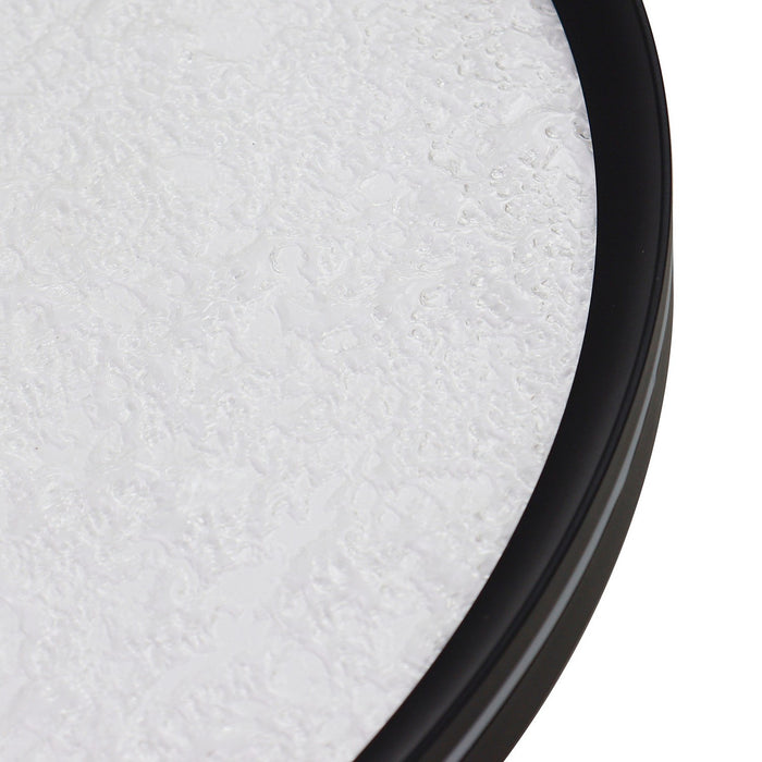 Artcraft - AC6873BK - LED Flush Mount - Luna - Black