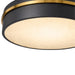 Artcraft - AC6991BB - LED Flush Mount - Dax - Black, Brass