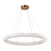 Artcraft - AC7470BR - LED Chandelier - Camila - Brushed Brass