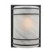 Artcraft - AC8728BK - One Light Outdoor Wall Sconce - Keswick - Black