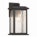 Artcraft - AC9270BK - One Light Outdoor Wall Sconce - Estate - Black, Brass