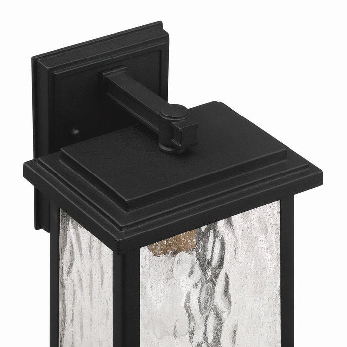 Artcraft - AC9270BK - One Light Outdoor Wall Sconce - Estate - Black, Brass