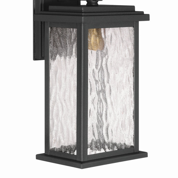 Artcraft - AC9270BK - One Light Outdoor Wall Sconce - Estate - Black, Brass