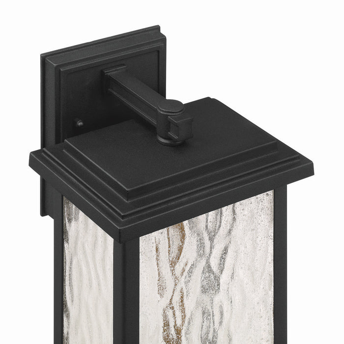 Artcraft - AC9271BK - Two Light Outdoor Wall Sconce - Estate - Black, Brass