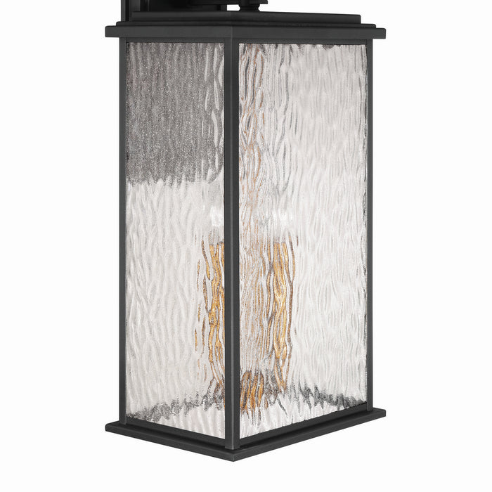 Artcraft - AC9274BK - Four Light Outdoor Wall Sconce - Estate - Black, Brass