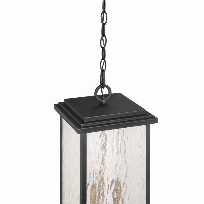 Artcraft - AC9275BK - Three Light Outdoor Pendant - Estate - Black, Brass
