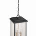Artcraft - AC9275BK - Three Light Outdoor Pendant - Estate - Black, Brass
