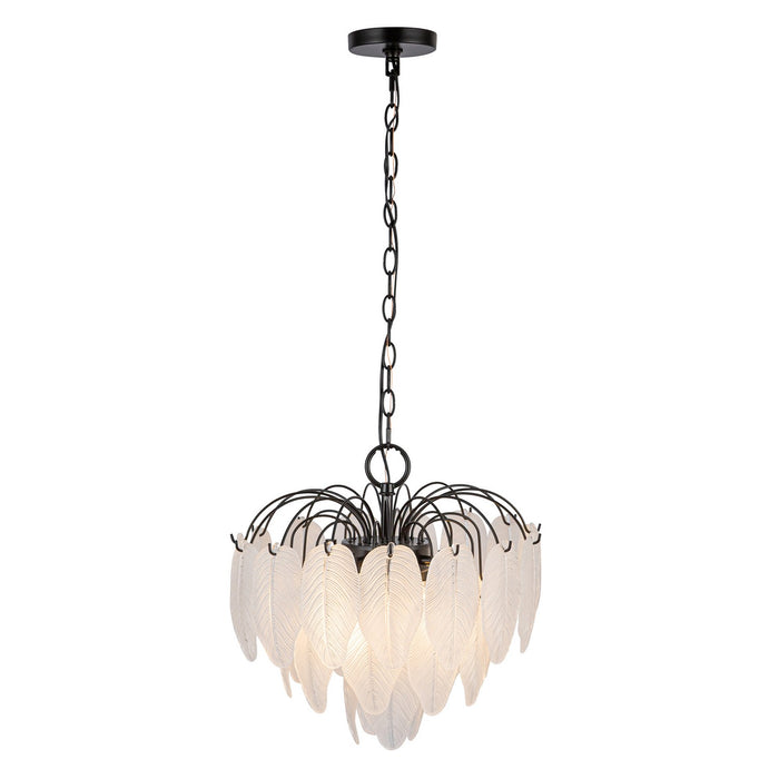 Artcraft - AC11780BK - Four Light Pendant - Alessia - Black