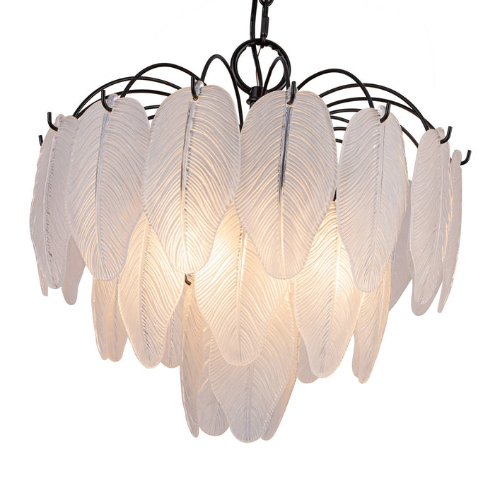 Artcraft - AC11780BK - Four Light Pendant - Alessia - Black