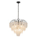 Artcraft - AC11781BK - Ten Light Chandelier - Alessia - Black