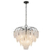 Artcraft - AC11781BK - Ten Light Chandelier - Alessia - Black