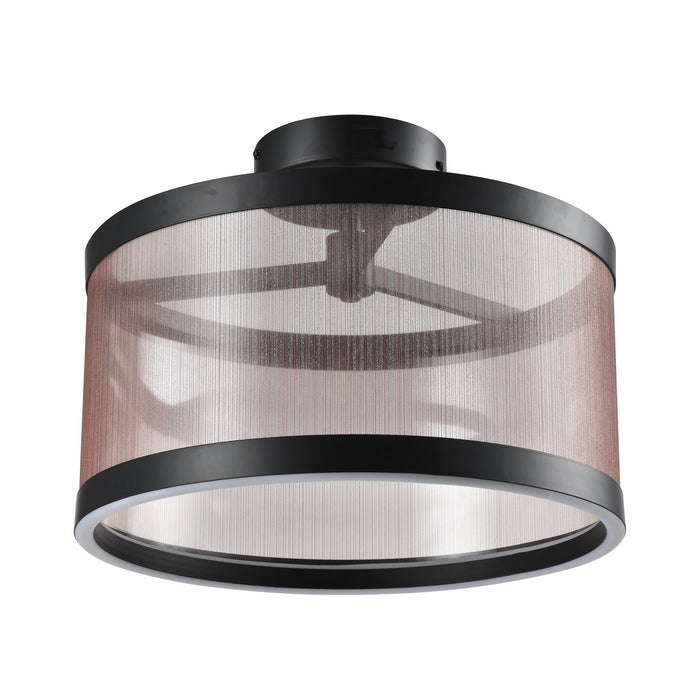 Artcraft - AC11893BZ - LED Semi Flush Mount - Cora - Bronze
