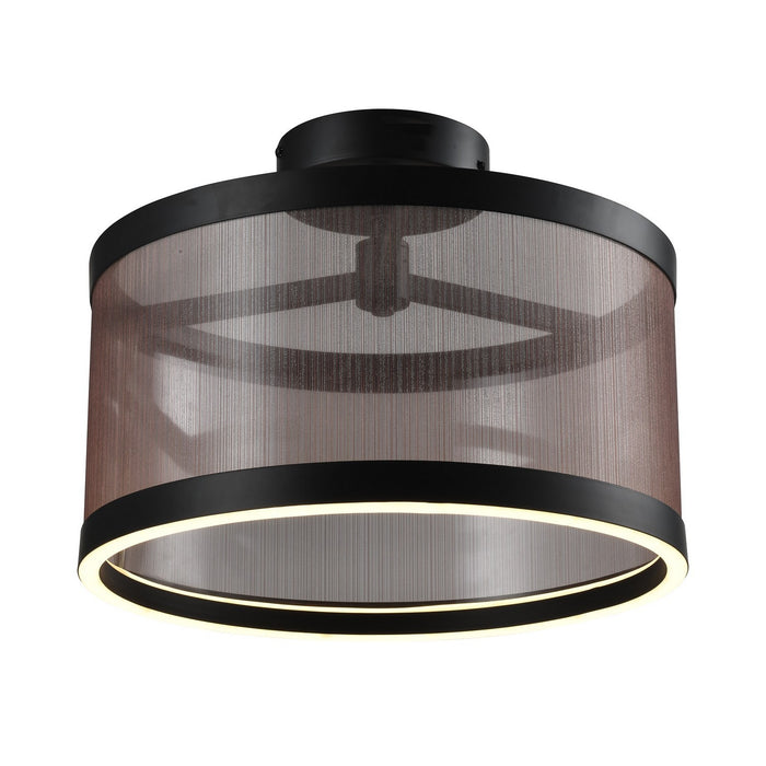 Artcraft - AC11893BZ - LED Semi Flush Mount - Cora - Bronze