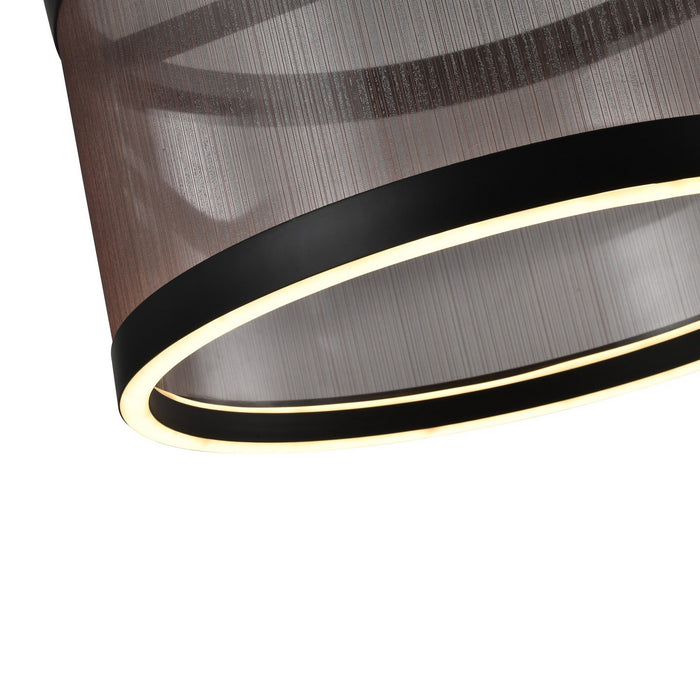 Artcraft - AC11893BZ - LED Semi Flush Mount - Cora - Bronze