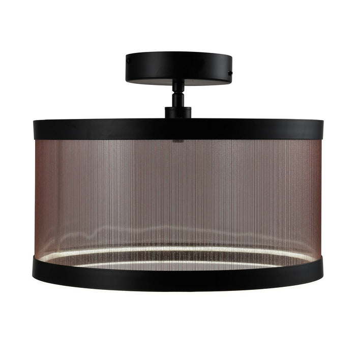 Artcraft - AC11893BZ - LED Semi Flush Mount - Cora - Bronze