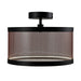 Artcraft - AC11893BZ - LED Semi Flush Mount - Cora - Bronze
