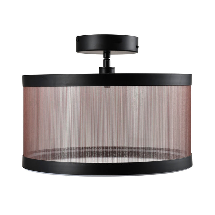 Artcraft - AC11893BZ - LED Semi Flush Mount - Cora - Bronze
