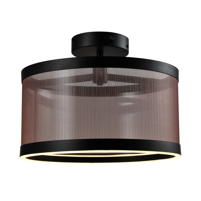 Artcraft - AC11893BZ - LED Semi Flush Mount - Cora - Bronze