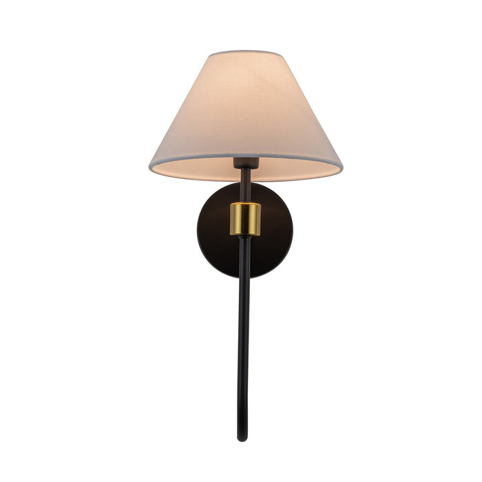 Artcraft - AC12031BB - One Light Wall Sconce - Providence - Black, Brushed Brass