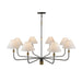 Artcraft - AC12038BB - Eight Light Chandelier - Providence - Black, Brushed Brass