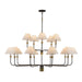Artcraft - AC12039BB - 15 Light Chandelier - Providence - Black, Brushed Brass
