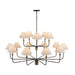 Artcraft - AC12039BB - 15 Light Chandelier - Providence - Black, Brushed Brass