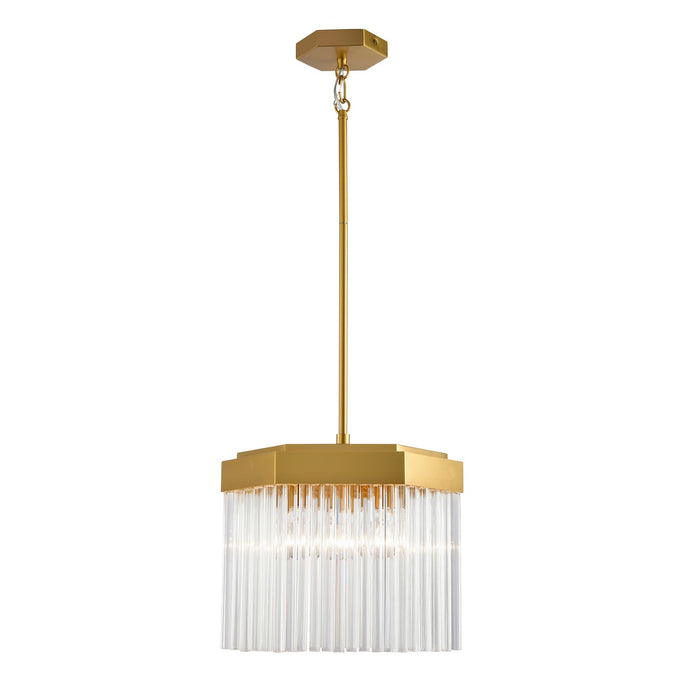 Artcraft - AC12062BR - Three Light Pendant - Emma - Brushed Brass