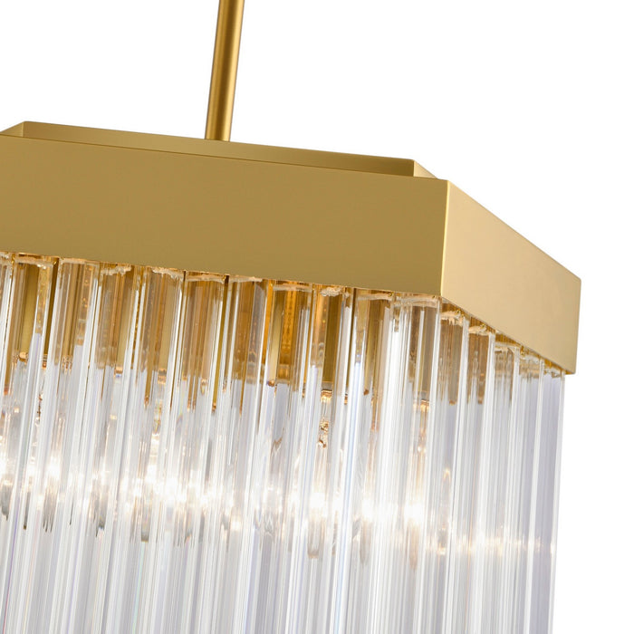 Artcraft - AC12062BR - Three Light Pendant - Emma - Brushed Brass