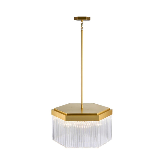 Artcraft - AC12063BR - Seven Light Chandelier - Emma - Brushed Brass