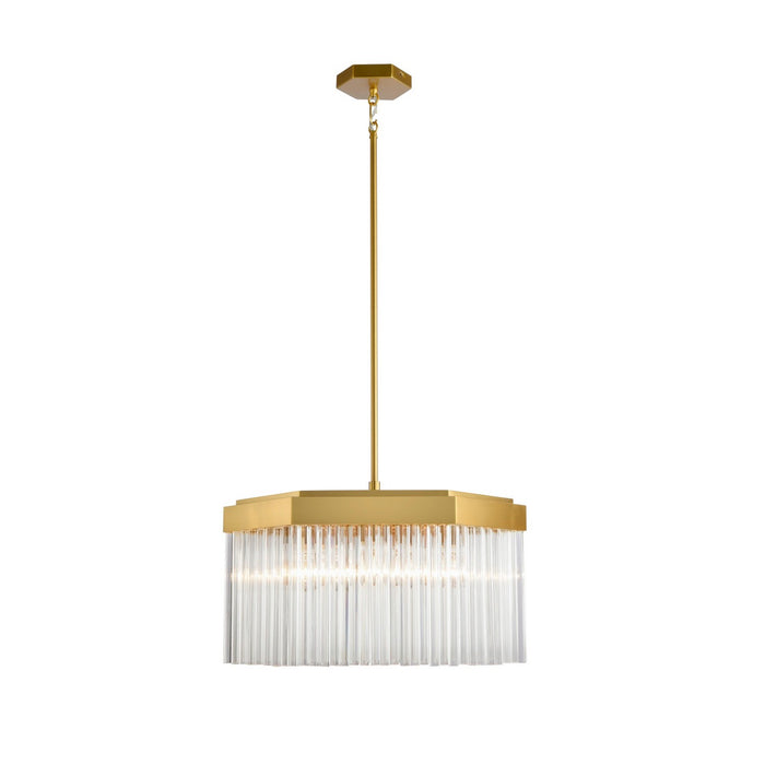 Artcraft - AC12063BR - Seven Light Chandelier - Emma - Brushed Brass