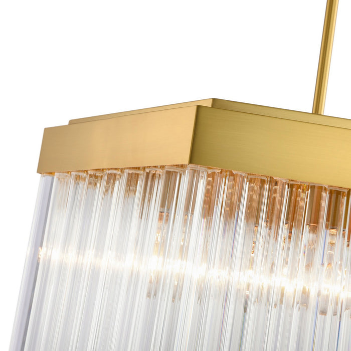 Artcraft - AC12063BR - Seven Light Chandelier - Emma - Brushed Brass