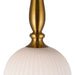 Artcraft - AC12110BR - One Light Pendant - Kate - Brushed Brass