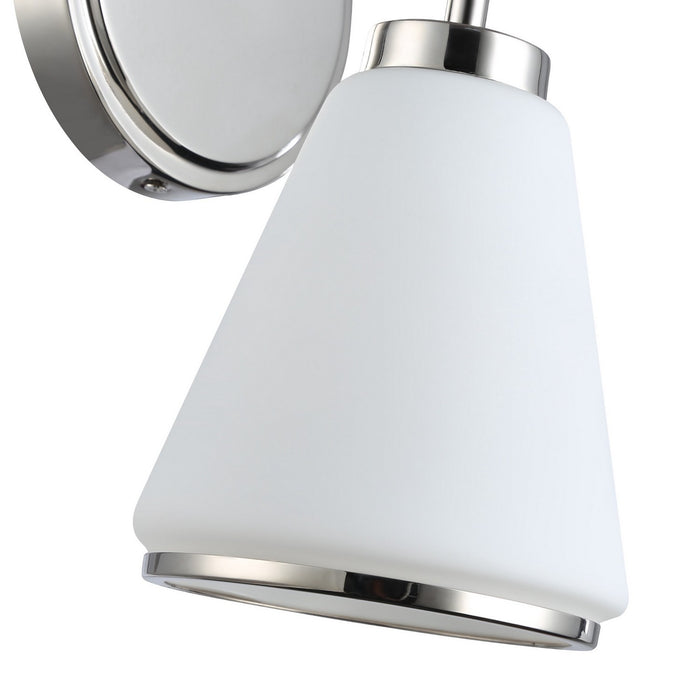 Artcraft - AC12121PN - One Light Wall Sconce - Zoey - Polished Nickel