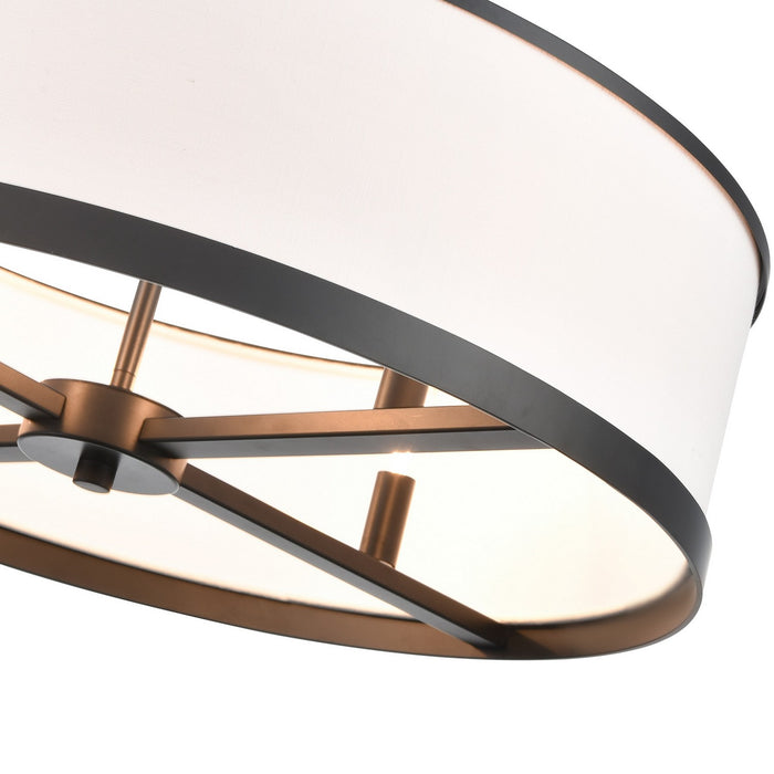 Artcraft - AC12163BK - Four Light Chandelier - High Street - Black