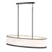 Artcraft - AC12164BK - Eight Light Island Pendant - High Street - Black