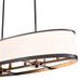 Artcraft - AC12164BK - Eight Light Island Pendant - High Street - Black