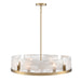 Artcraft - AC12178BR - Eight Light Chandelier - Skye - Brass