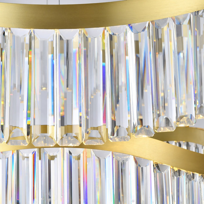 Artcraft - AC12201BR - LED Chandelier - Jules - Brass