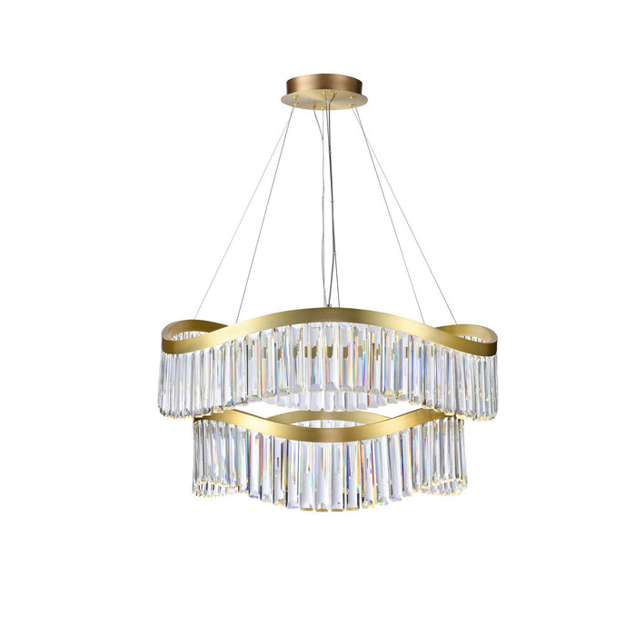 Artcraft - AC12202BR - LED Chandelier - Jules - Brass