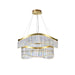 Artcraft - AC12202BR - LED Chandelier - Jules - Brass