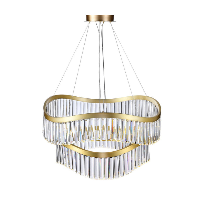 Artcraft - AC12202BR - LED Chandelier - Jules - Brass