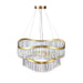 Artcraft - AC12202BR - LED Chandelier - Jules - Brass