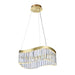 Artcraft - AC12206BR - LED Chandelier - Jules - Brass